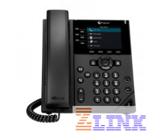 Polycom VVX 350 6-Line Mid-range Color IP Desktop Phone (2200-48830-025)